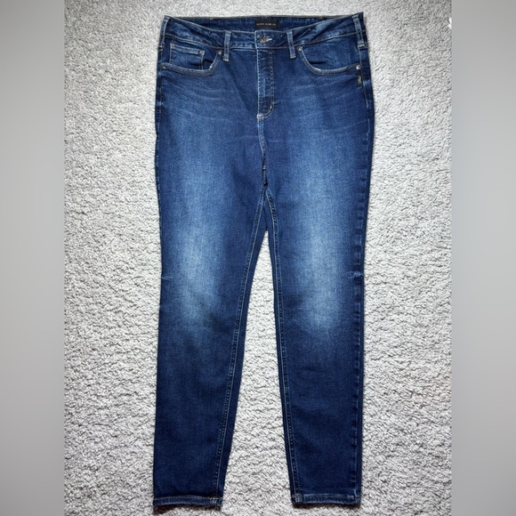 Silver Jeans Womens Extra Large Infinite Fit Skinny High Rise Stretch Classic - Picture 1 of 5